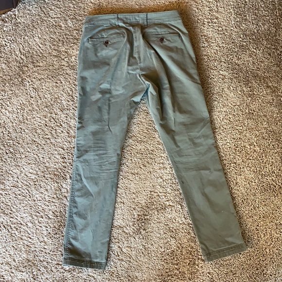 Abercrombie Chino OLIVE GREEN W32/L32 Slim - Picture 4 of 5